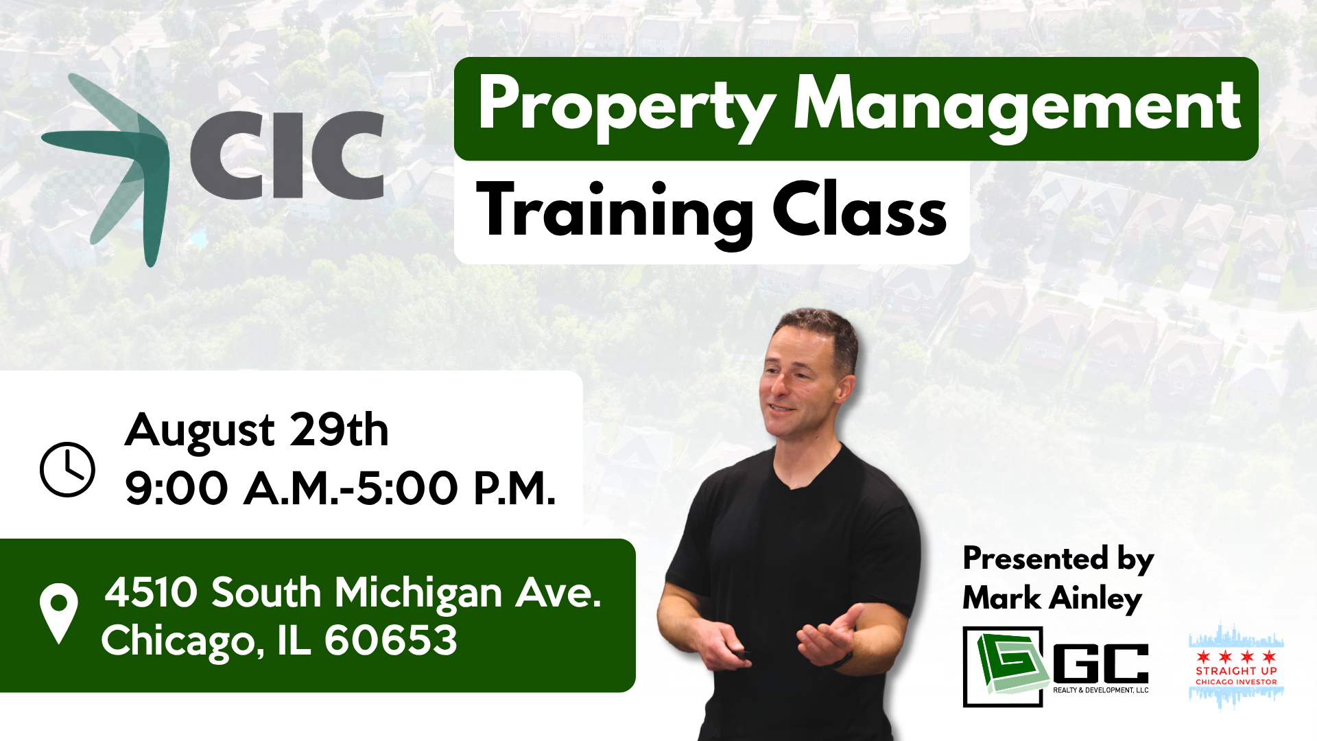 Event 2: In-Person Property Management Training Certificate Class